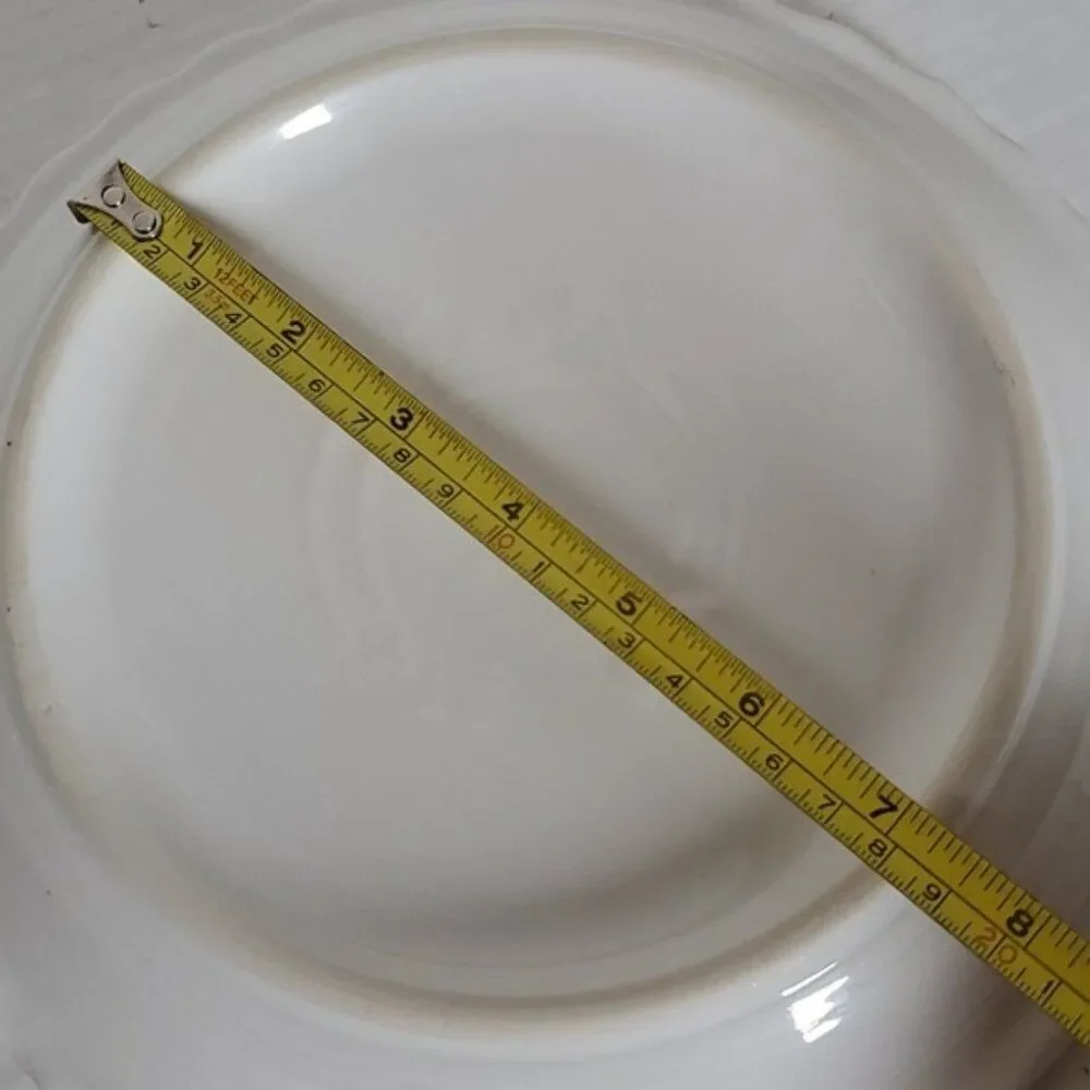 Fiestaware FIESTA Pie Plate Deep Dish Baker Bake Bakeware Cookware White CERAMIC